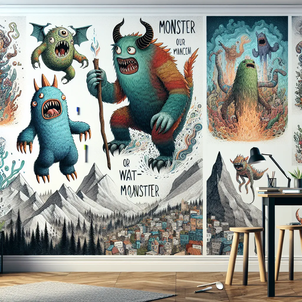 Odkryj magię fototapet monstery na studiodruku.com.pl!